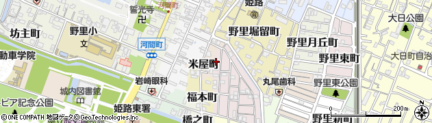 兵庫県姫路市五郎右衛門邸13周辺の地図