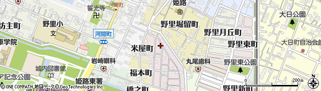 兵庫県姫路市五郎右衛門邸41周辺の地図