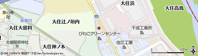 京都府京田辺市大住浜40周辺の地図