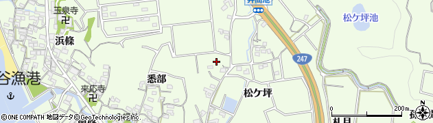 愛知県常滑市大谷松ケ坪68周辺の地図