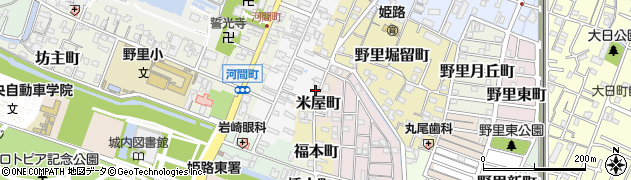 兵庫県姫路市鍛冶町61周辺の地図