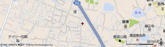 兵庫県姫路市飾東町庄407周辺の地図