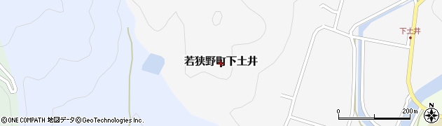 兵庫県相生市若狭野町下土井周辺の地図