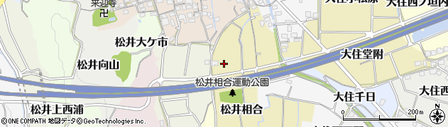 京都府京田辺市松井相合周辺の地図