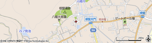 岩水寺公園周辺の地図