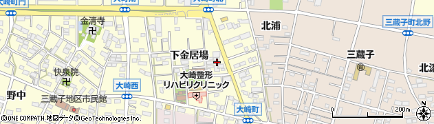愛知県豊川市大崎町下金居場109周辺の地図