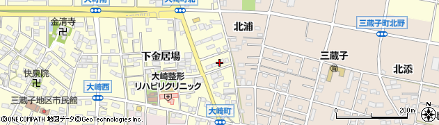 愛知県豊川市大崎町下金居場148周辺の地図