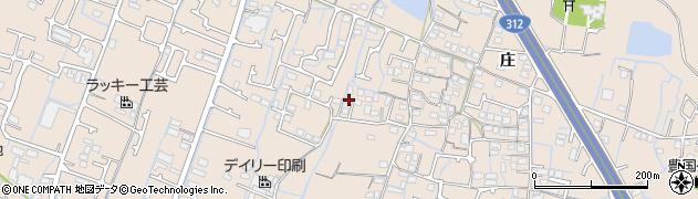 兵庫県姫路市飾東町庄28周辺の地図