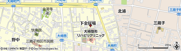 愛知県豊川市大崎町下金居場45周辺の地図