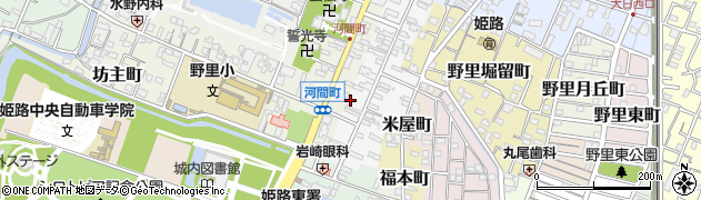兵庫県姫路市鍛冶町16周辺の地図