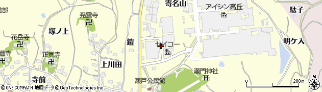 愛知県西尾市吉良町瀬戸五本松周辺の地図