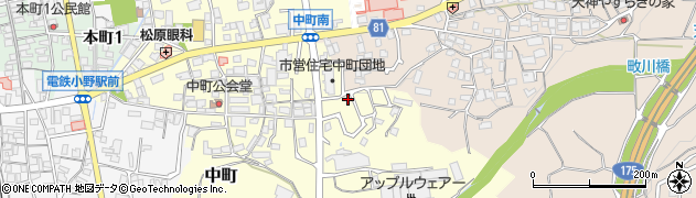 兵庫県小野市天神町938周辺の地図