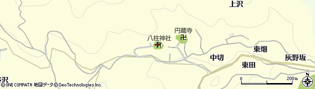 愛知県豊川市御津町金野西沢46周辺の地図
