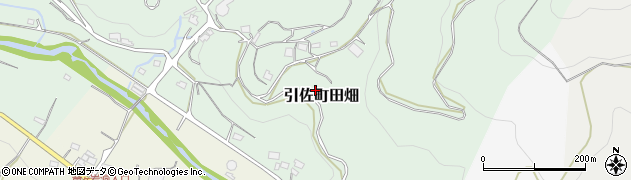 静岡県浜松市浜名区引佐町田畑周辺の地図