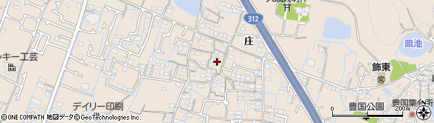 兵庫県姫路市飾東町庄663周辺の地図