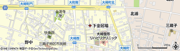 愛知県豊川市大崎町下金居場22周辺の地図
