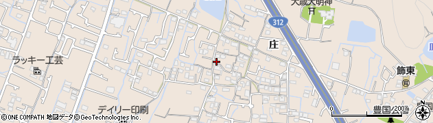 兵庫県姫路市飾東町庄674周辺の地図
