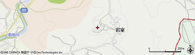 静岡県磐田市岩室周辺の地図