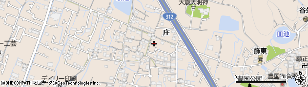兵庫県姫路市飾東町庄641周辺の地図