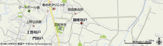 三重県亀山市阿野田町御座垣戸1604周辺の地図
