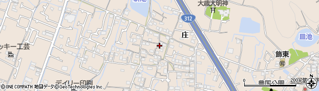 兵庫県姫路市飾東町庄662周辺の地図