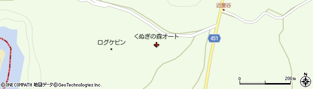 休暇村帝釈峡くぬぎの森オートキャンプ場周辺の地図