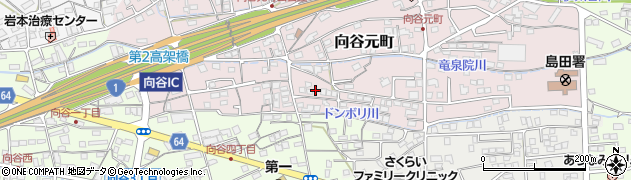 静岡県島田市向谷元町周辺の地図