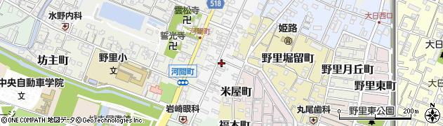 兵庫県姫路市鍛冶町52周辺の地図