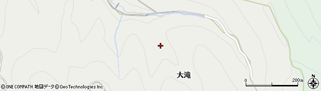 京都府宇治田原町（綴喜郡）湯屋谷（大滝）周辺の地図