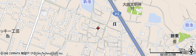 兵庫県姫路市飾東町庄636周辺の地図