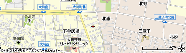愛知県豊川市大崎町下金居場144周辺の地図