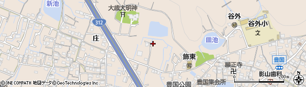 兵庫県姫路市飾東町庄434周辺の地図