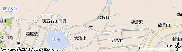 愛知県額田郡幸田町深溝駿杉口周辺の地図