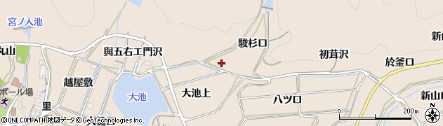 愛知県幸田町（額田郡）深溝（駿杉口）周辺の地図