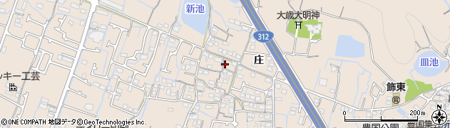 兵庫県姫路市飾東町庄637周辺の地図