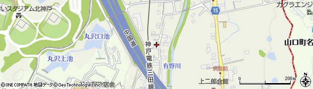 あじさいスタジアム北神戸周辺の地図