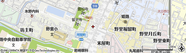 兵庫県姫路市鍛冶町5周辺の地図