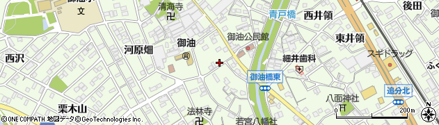 愛知県豊川市御油町美世賜100周辺の地図