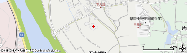 兵庫県小野市下大部町582周辺の地図