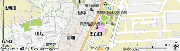 愛知県知多郡武豊町里中33周辺の地図