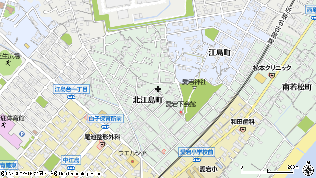 〒510-0232 三重県鈴鹿市北江島町の地図