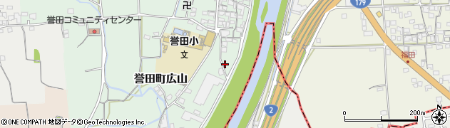 兵庫県たつの市誉田町広山548周辺の地図