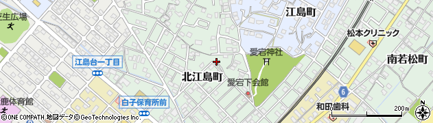 三重県鈴鹿市北江島町周辺の地図
