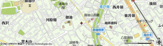 愛知県豊川市御油町美世賜99周辺の地図