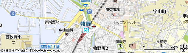 ひさご 牧野駅前店周辺の地図