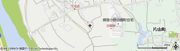 兵庫県小野市下大部町725周辺の地図