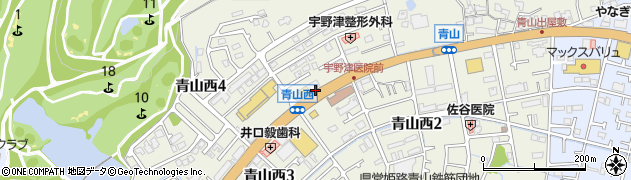 兵庫県姫路市青山西周辺の地図