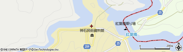 神龍湖簡易郵便局周辺の地図