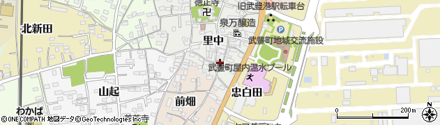 愛知県知多郡武豊町里中50周辺の地図