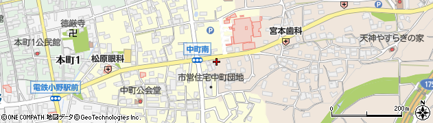 兵庫県小野市天神町959周辺の地図
